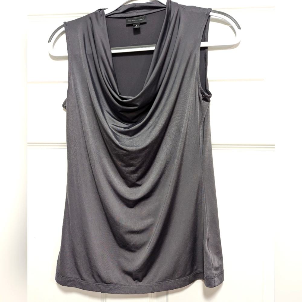 Worthington Small Gray Sleeveless Top